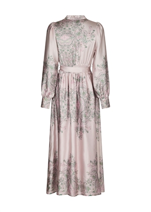 Nova paisley border kjole Rose Neo Noir